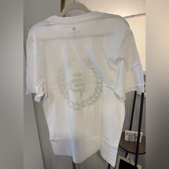 Flint Park White Logo Graphic T-Shirt Green Laurel FP Tee NWT - Picture 5 of 5